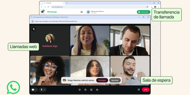 WhatsApp Web ya permite hacer y recibir llamadas grupales sin instalar ninguna aplicación