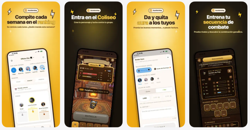 Las mejores apps y juegos móviles para farmear aura