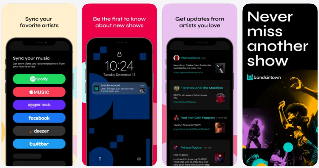 Bandsintown, la app que te ayuda a encontrar conciertos durante tus vacaciones de verano
