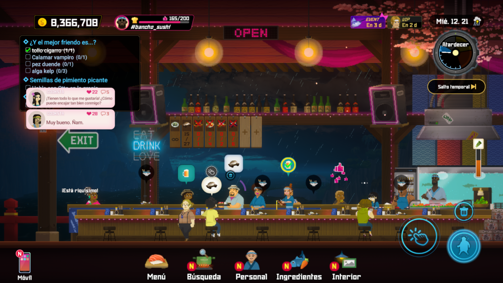Dave the Diver, el juego donde pescas de día y sirves sushi de noche, llega al móvil