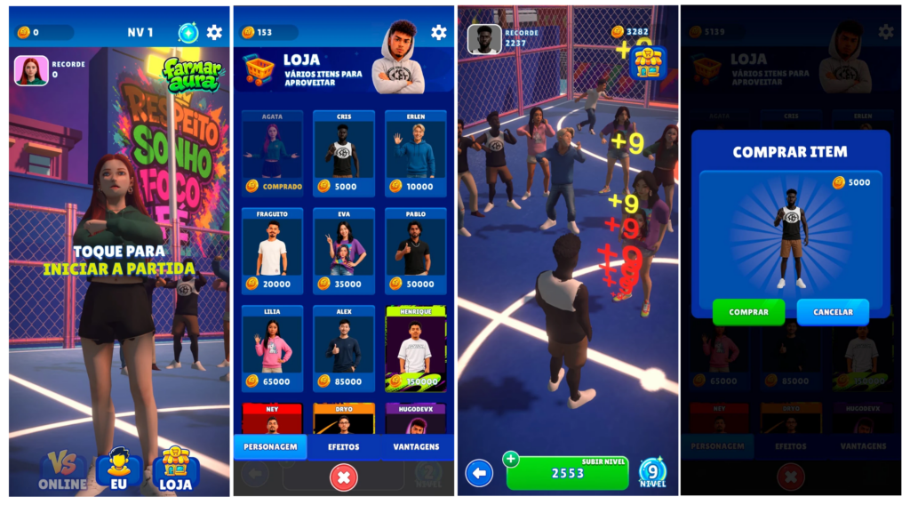 Las mejores apps y juegos móviles para farmear aura