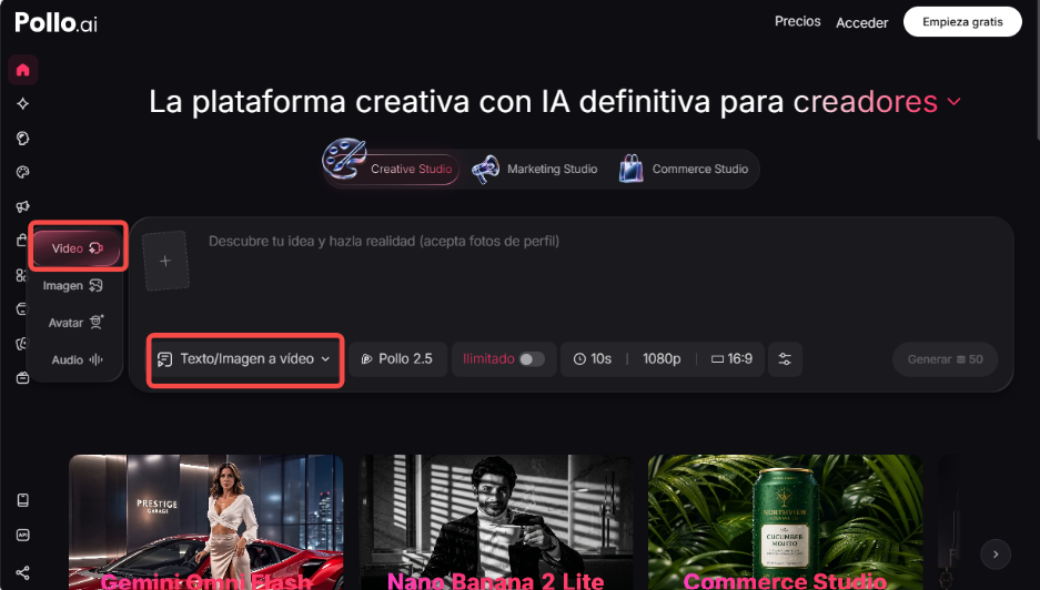 Guía para principiantes: crea contenido profesional con IA desde el primer día