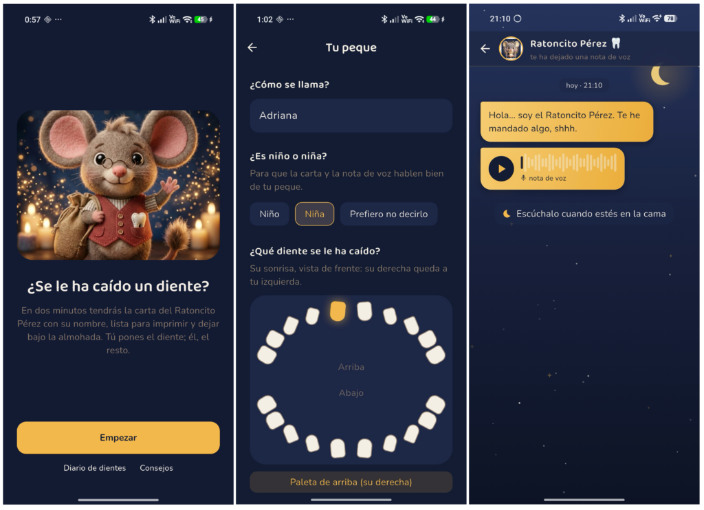 El Ratoncito Pérez estrena app para digitalizar la recogida de dientes