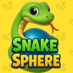 Snake Sphere convierte el clásico juego de la serpiente en esférico