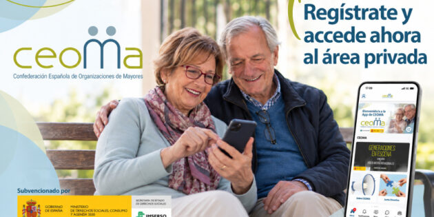 CEOMA lanza una app para personas mayores con noticias, actividades y funciones sociales
