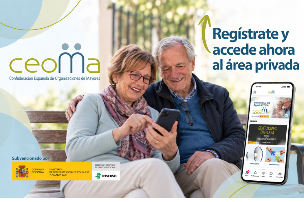 CEOMA lanza una app para personas mayores con noticias, actividades y funciones sociales