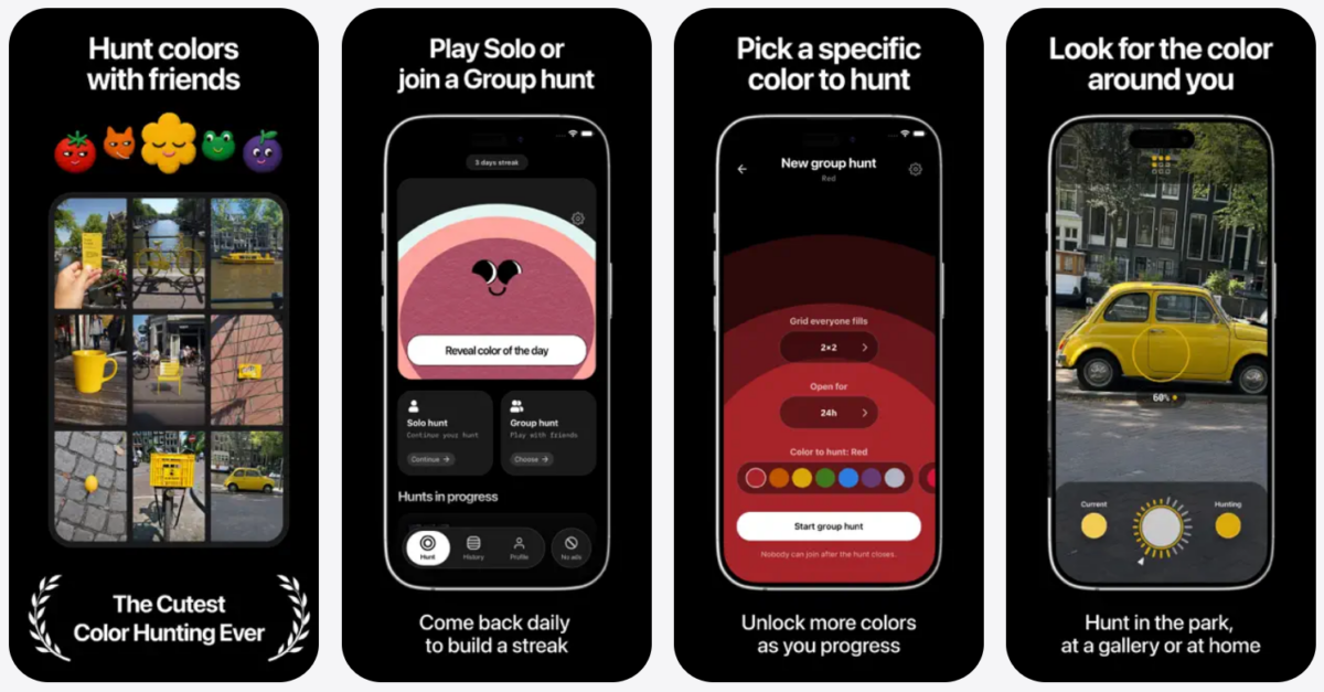 Color Hunter, el juego donde capturas pantones con tus amigos o familia