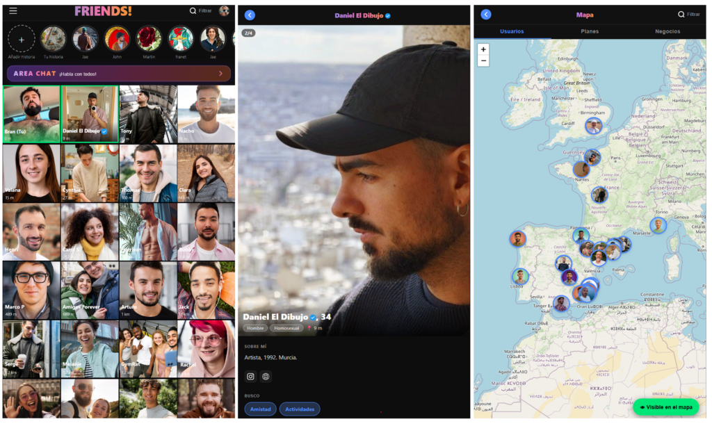 Nace FRIENDS!, el Grindr para buscar amigos por hobbies