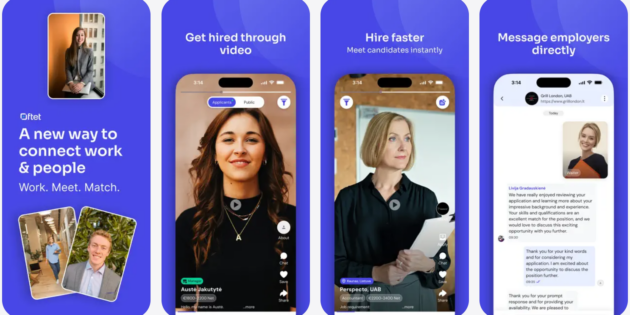 Llega a España Oftet, un Tiktok para buscar trabajo a base de vídeos cortos