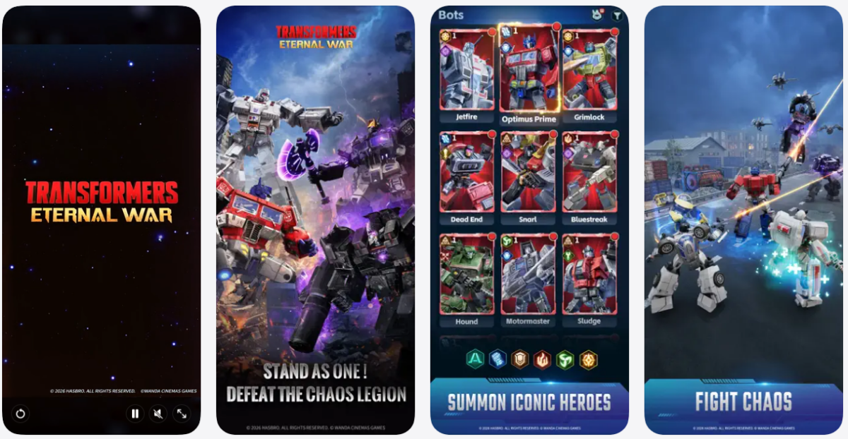 Autobots y Decepticons unen fuerzas desde hoy en Transformers: Eternal War