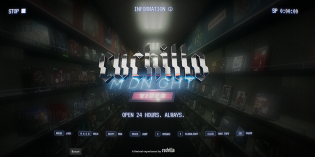 Crean un juego tipo backroom para recorrer un videoclub virtual e infinito
